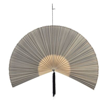 Jaime Wall Decor, Black, Bamboo - (L145xH72 cm)