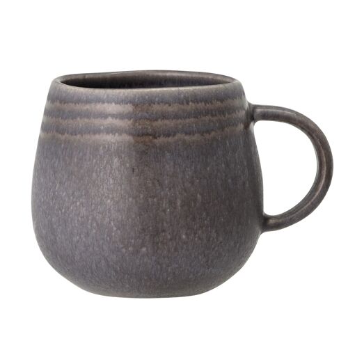 Raben Mug, Grey, Stoneware - (D10xH9,5 cm)