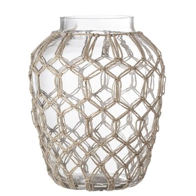 Vase, Clear, Glass - (D20xH25,5 cm)