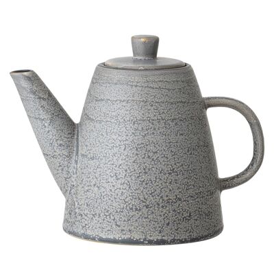 Kendra Teapot, Grey, Stoneware - (D13,5xH15xW20,5 cm)