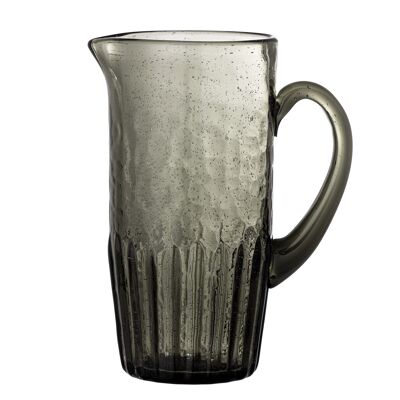 Anora Krug, Grau, Glas - (L17xH21xB10 cm)