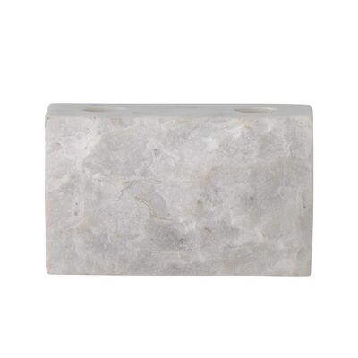 Portacandele Magie, bianco, marmo - (L14xH8xW8 cm)