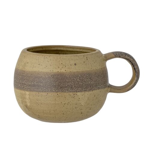 Solange Mug, Nature, Stoneware - (D11xH8,5 cm)