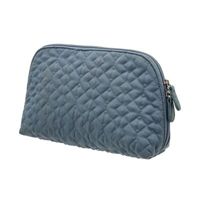 Borsa per cosmetici, blu, poliestere - (L23xH15xW7 cm)