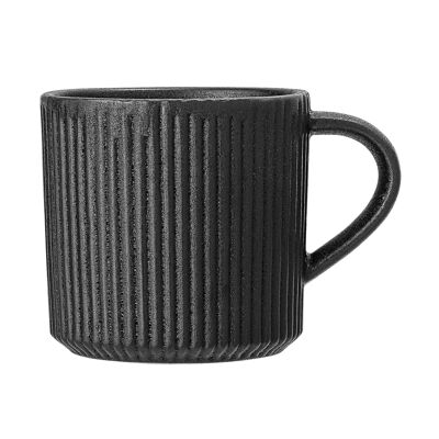 Neri Mug, Black, Stoneware - (D9xH9 cm)