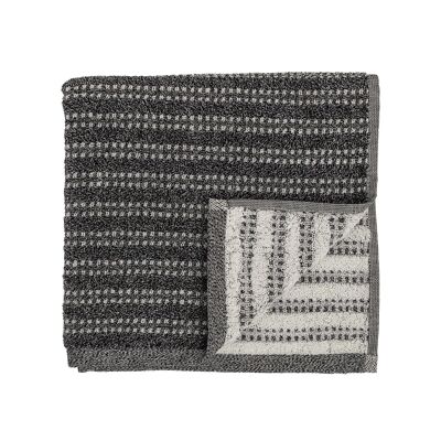 Tacca Towel, Black, Cotton - (L100xW50 cm)