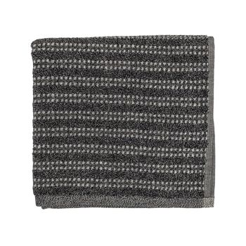 Serviette Tacca, Noir, Coton - (L100xW50 cm) 2
