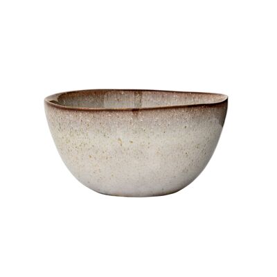 Sandrine Bowl, Grey, Stoneware - (D15xH8 cm)