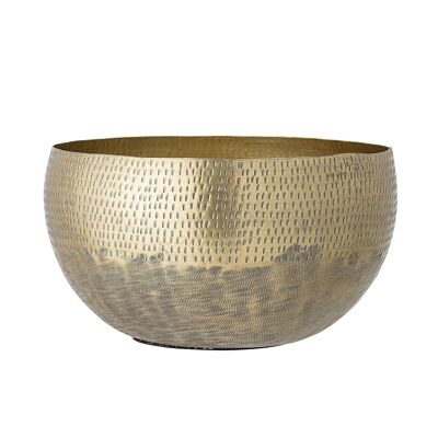 Pan Bowl, Brass, Aluminum - (D28xH17 cm)