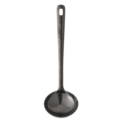 Orri Mestolo per zuppa, nero, acciaio inossidabile - (L31xH7,5xW9 cm)