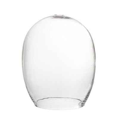 Cúpula decorativa Idamarie, transparente, vidrio - (D20xH25 cm)
