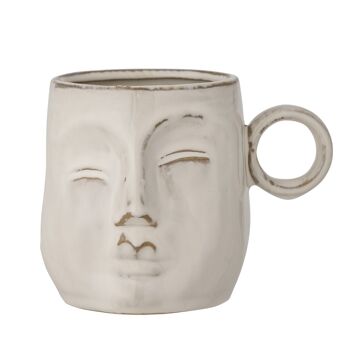 Mug Philou, Nature, Grès - (D10xH10 cm) 1