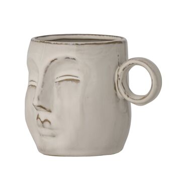 Mug Philou, Nature, Grès - (D10xH10 cm) 2