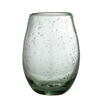 Verre à boire Manela, vert, verre - (D9,5xH13,5 cm) 1