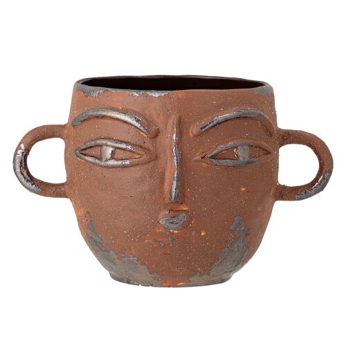 Lo Flowerpot, Brown, Stoneware - (D18,5xL26,5xH16,5 cm)