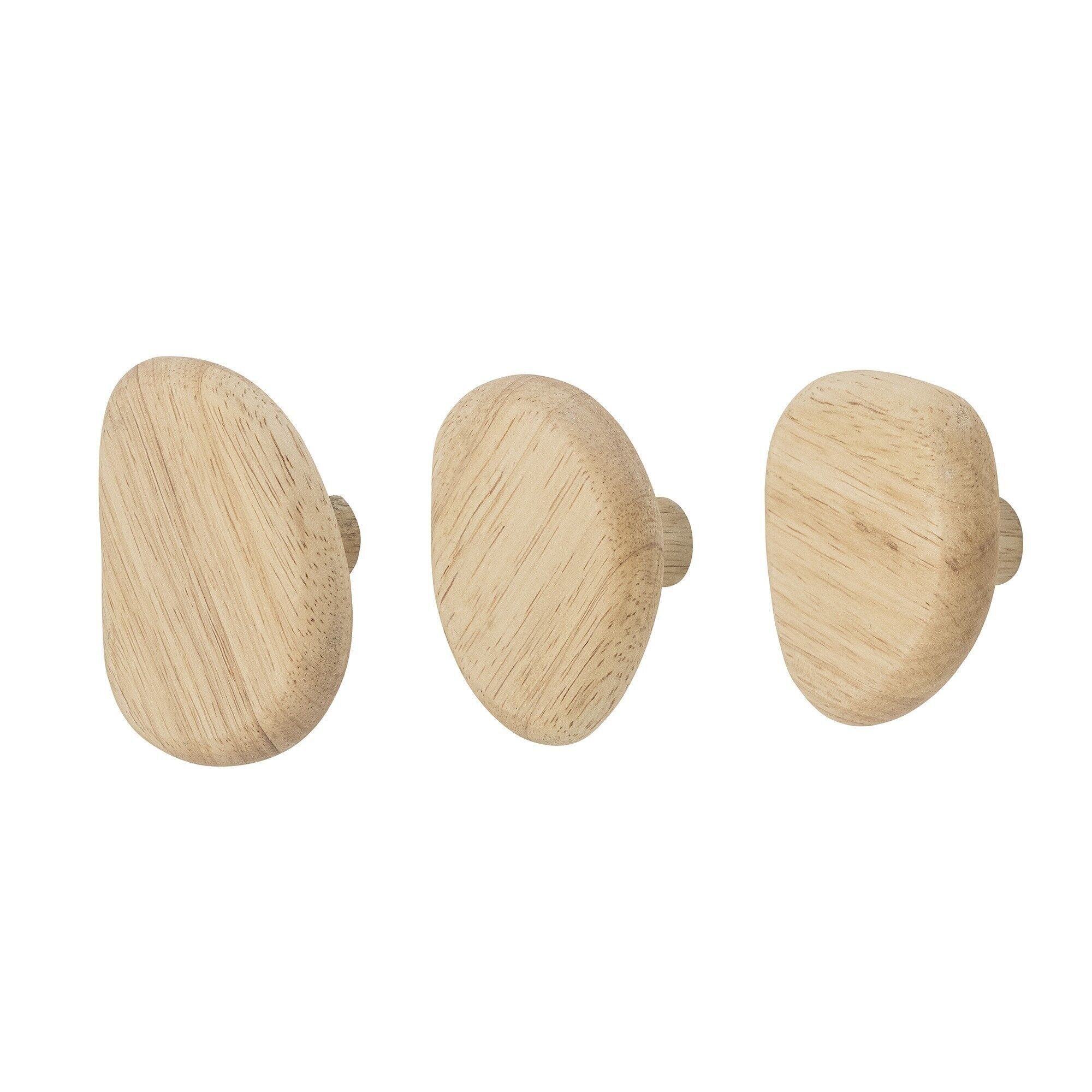 Conor Hook, Nature, Rubberwood - (L8xA4xL8 cm, set di 3)