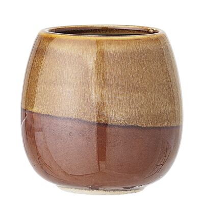 Thea Espresso Cup, Brown, Stoneware - (D6,5xH6,5 cm)