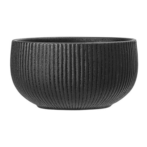 Neri Bowl, Black, Stoneware - (D14,5xH7,5 cm)