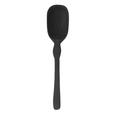 Cucchiaio da portata Efi, nero, acacia - (L20,5xH1,5xW4,5 cm)