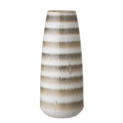 Kjeld Vase, Braun, Steingut - (D17xH40,5 cm)