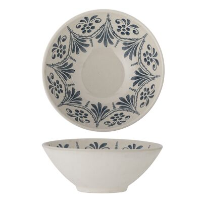 Heikki Bowl, Blue, Stoneware - (D26,5xH11 cm)