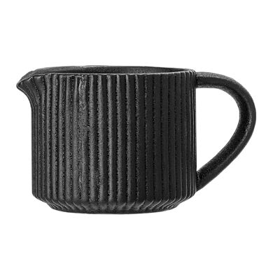 Neri Milk Jug, Black, Stoneware - (D8xH7 cm)