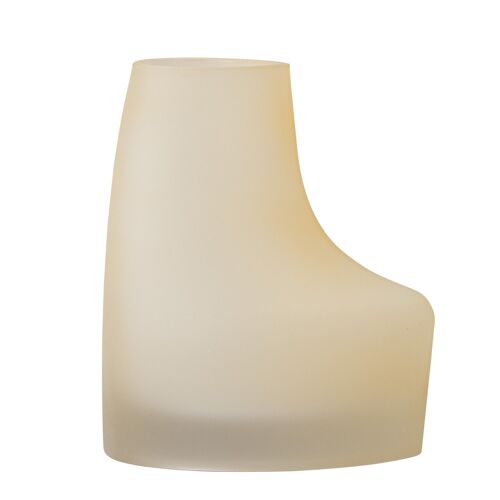 Anda Vase, Yellow, Glass - (L14,5xH17xW10 cm)