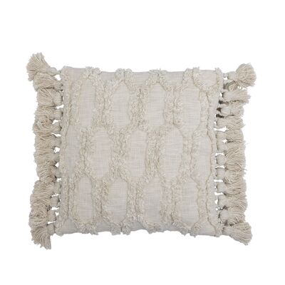 Giennie Cushion, Nature, Cotton - (L50xW50 cm)