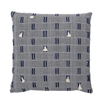 Lupe Cushion, Blue, Cotton - (L50xW50 cm)