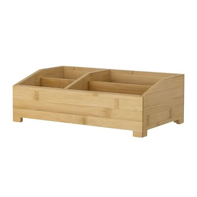 Aden Storage Box, Nature, Bamboo - (L30,5xH10xW18 cm)