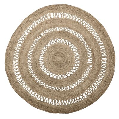 Thon Rug, Nature, Jute - (D182xH1 cm)