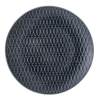 Naomi Plate, Blue, Stoneware 2. - (D28,5 cm)