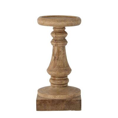Pedestal Noore, Naturaleza, Mango - (L15xH31xW15 cm)