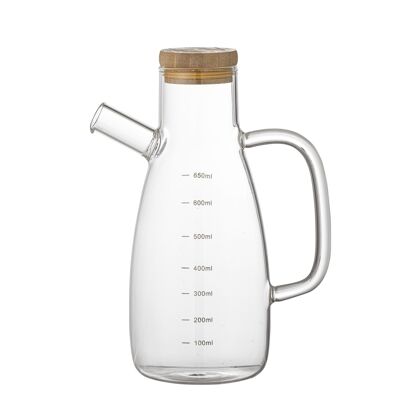 Haron Oil Bottle, Clear, Glass - (L16,5xH22xW9,5 cm)