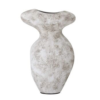 Nori Deco Vase, Gris, Terre Cuite - (L15xH23xW10 cm) 1