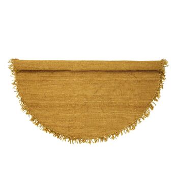 Tapis Boray, Jaune, Jute - (D150 cm) 2