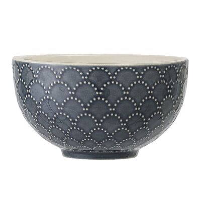 Naomi Bowl, Blue, Stoneware 2. - (D11,5xH6,5 cm)