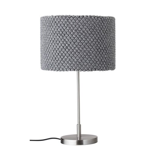 Table lamp, Grey, Metal - (D35xH62 cm)