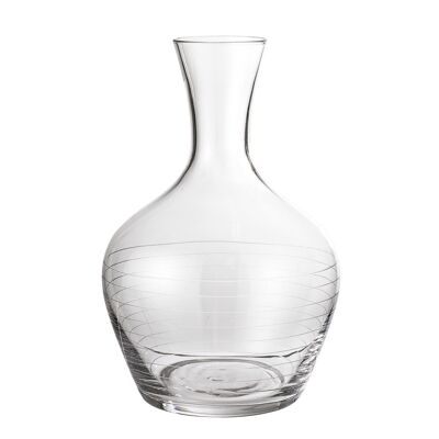 Alva Dekanter, Klar, Glas - (D16xH24 cm)