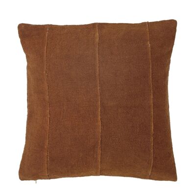 Coussin Kita, marron, coton - (L45xl45 cm)