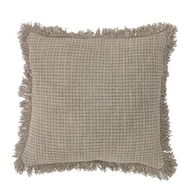 Delva Cushion, Nature, Cotton - (L45xW45 cm)