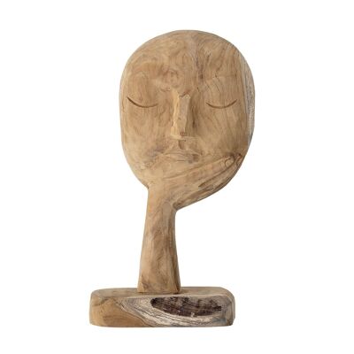 Cacia Deco, Nature, Recycled wood - (L18xH35xW10 cm)