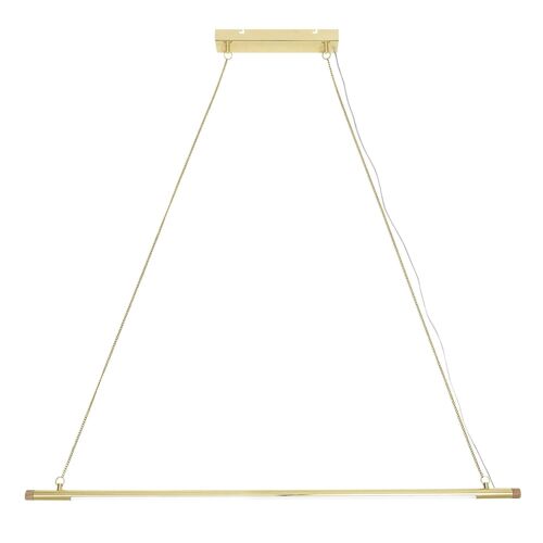 Pendant Lamp, Gold, Metal - (L124xH122 cm)
