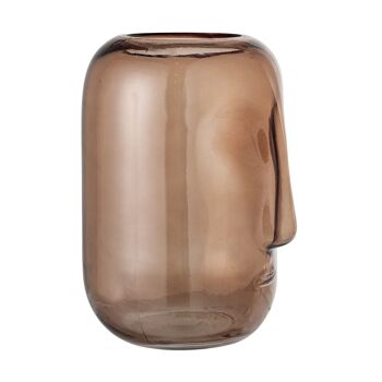 Vase Amida, Marron, Verre - (D18xH25 cm) 2
