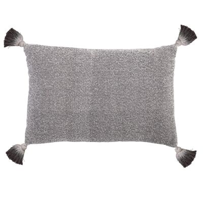Sanojan Cushion, Grey, Acrylic - (L60xW40 cm)