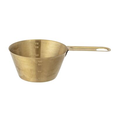 Measuring Cup, Gold, Stainless Steel - (L12xH2,5xW3 cm / 2 dl.)