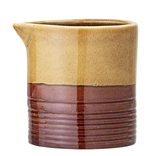 Thea Milk Jug, Brown, Stoneware - (D7,5xH8,5 cm)