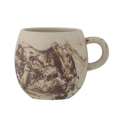 Stacy Cup, Brown, Stoneware - (D8,5xH8 cm)