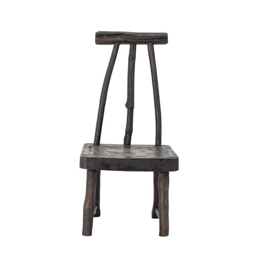 Aeja Pedestal, Brown, Recycled wood - (L28xH58xW31 cm)