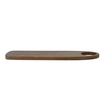 Planche à découper Castor, marron, noyer 1. - (L46xH1,5xl18 cm) 2